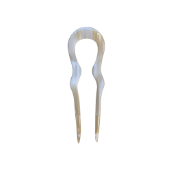White Rodoid Hair Pin|...