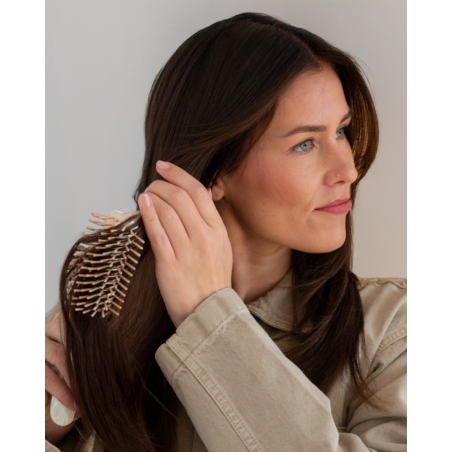 Light Rodoid Half-Round Brush | Ideal for Styling Bangs and Blow-Drying