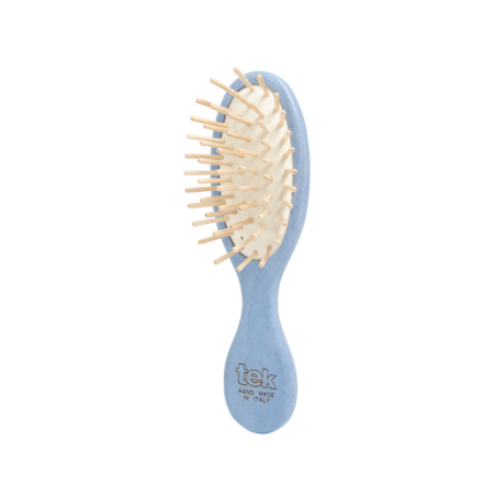 Blue Mini Oval Hair Brush | Gentle on Scalp & Hair