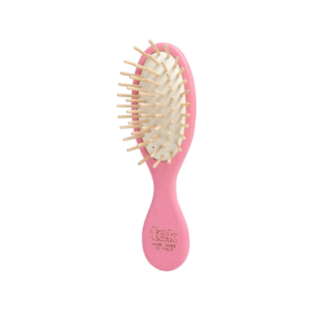 Pink Mini Oval Brush | Gentle on Scalp & Hair