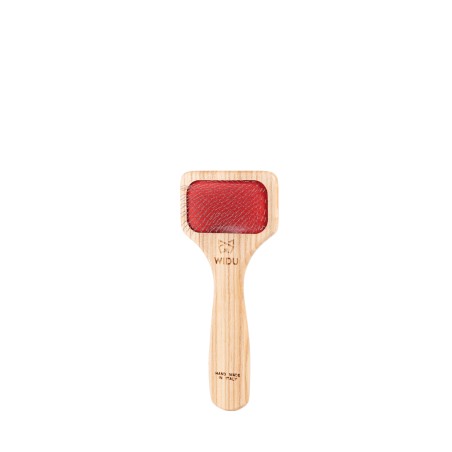 Small Slicker Brush for Short-Haired Dogs and Cats | Flat Handle