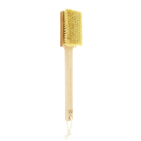 Bath Brush with Handle – Tampico Bristles | Ideal for Intense Dry Brushing