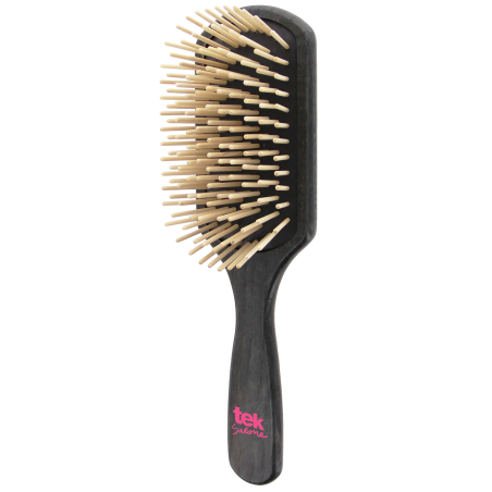 Large Rectangular Black Brush with Long Pins