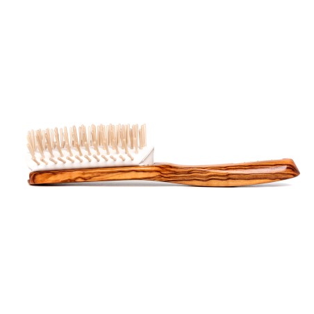 Cepillo Desmontable Grande con Diente Corto de Madera de Olivo