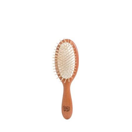 Cepillo Oval Caoba con Diente Largo