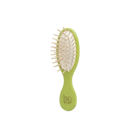 Brosse Ovale Mini Verte | Douce pour le Cuir Chevelu & les Cheveux