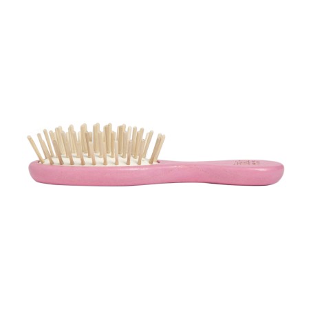 Brosse Ovale Mini Rose | Douce pour le Cuir Chevelu & les Cheveux