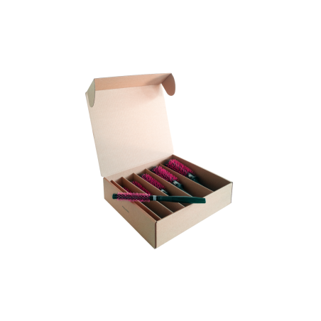 Kit brosses thermiques avec rouleau en céramique et poils antibactériens