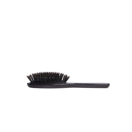 Brosse ovale grande noire à poils de sanglier