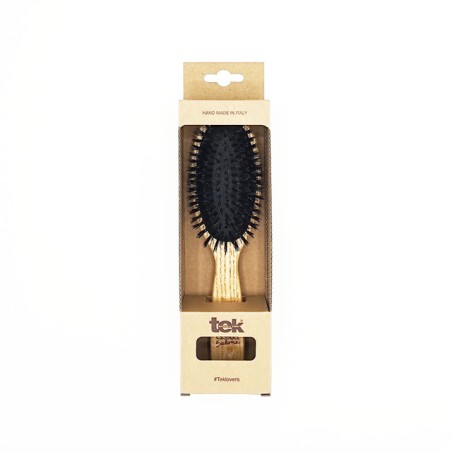 Brosse ovale grande à poils en pur sanglier