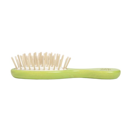 Spazzola Ovale Verde Formato Mini | Delicata su Cute & Capelli