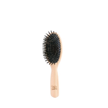 Spazzola Ovale Grande con Setole in 100% Cinghiale| Ideale per Cura delle Extension