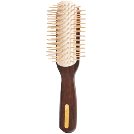 Spazzola Smontabile Grande con Dente Corto in Legno di Ovangkol