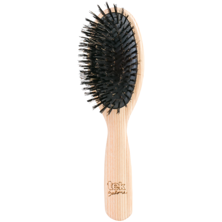 Spazzola Ovale Grande con Setole in 100% Cinghiale| Ideale per Cura delle Extension