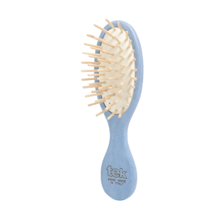 Spazzola Ovale Azzurra Formato Mini | Delicata su Cute & Capelli
